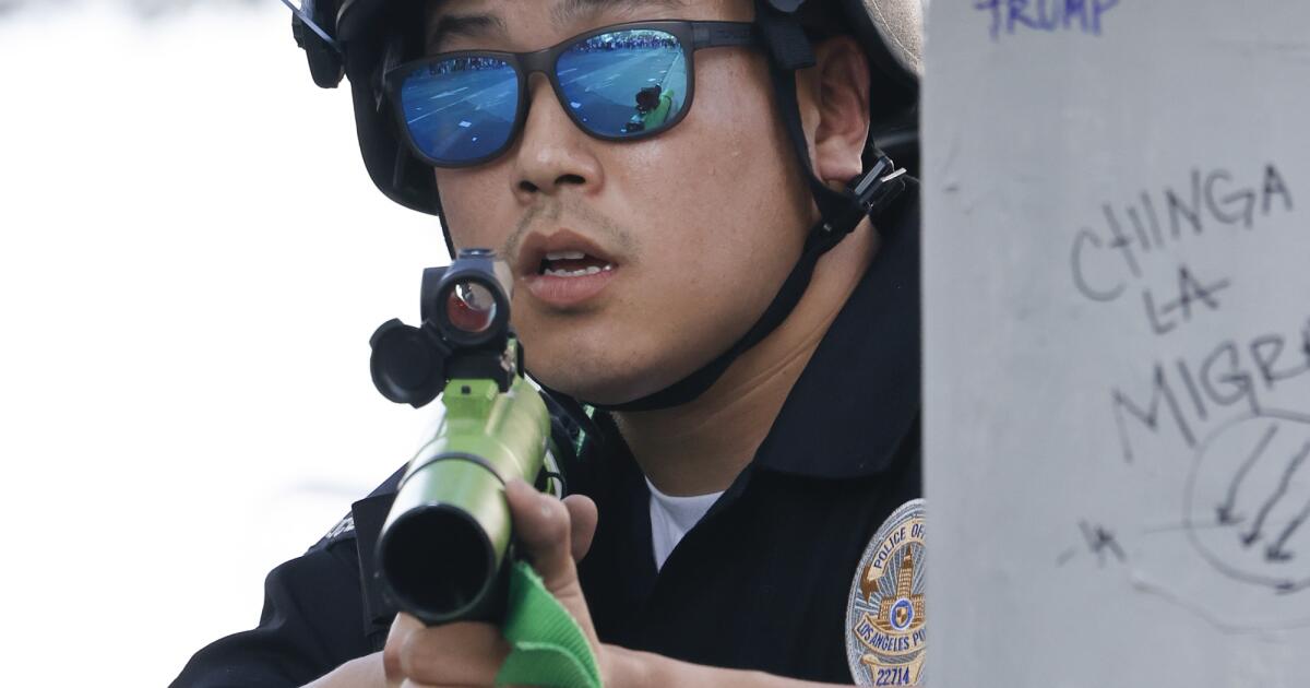 Judge orders LAPD to stop shooting journalists with rubber bullets