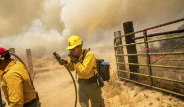 Madre fire spreads to 70,800 acres in rural San Luis Obispo County