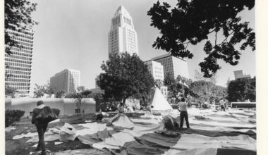 A timeline of homelessness in Los Angeles
