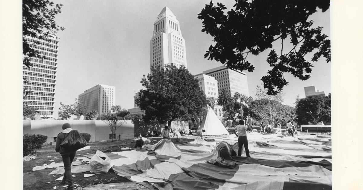 A timeline of homelessness in Los Angeles