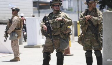 More than 1,000 National Guard troops leaving L.A.