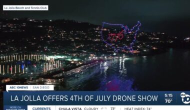 La Jolla set to light up Fourth of July with drone show