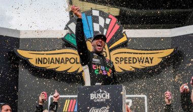 Bubba Wallace wins Brickyard 400 in double overtime at Indianapolis