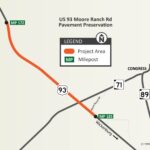 us 93 pavement project map