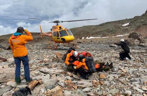 Another hiker falls near Ice Lakes. His iPhone SOS feature may have delayed the rescue