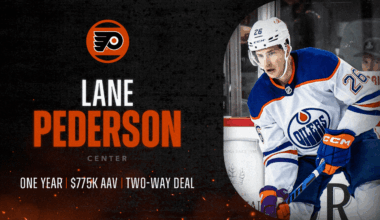 Flyers Agree to Terms with Center Lane Pederson