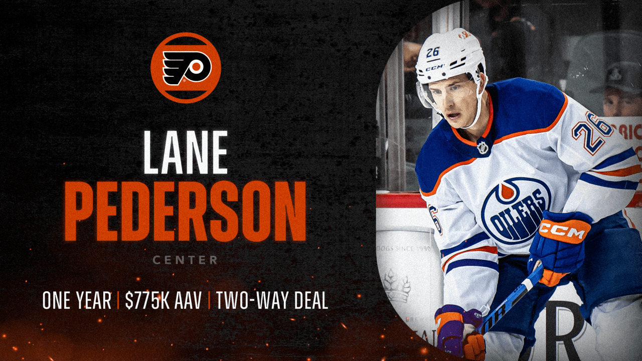 Flyers Agree to Terms with Center Lane Pederson