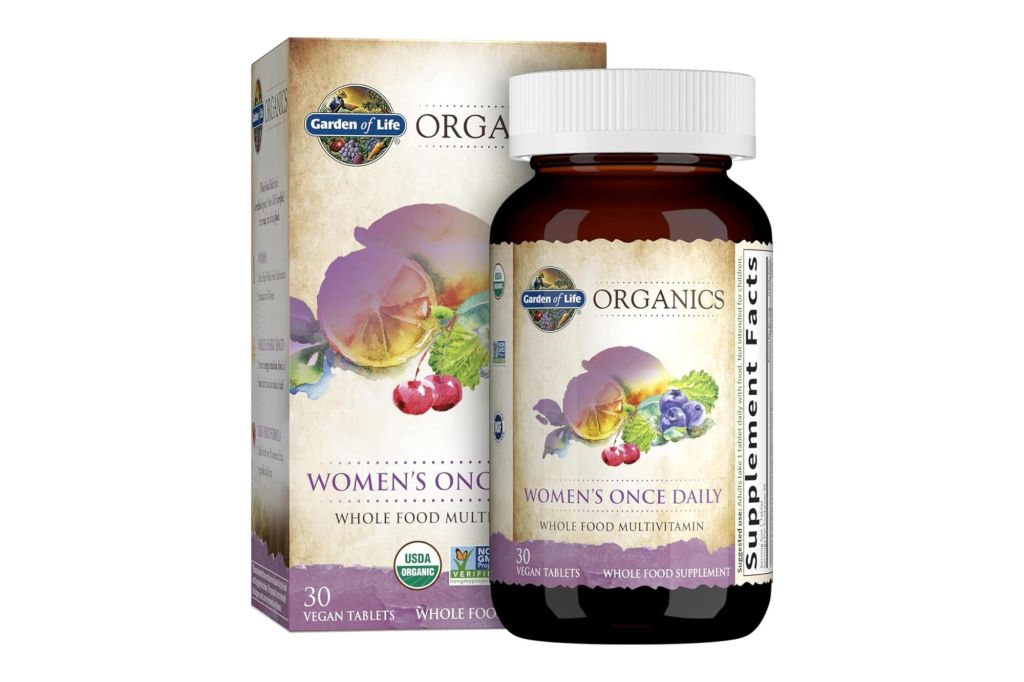 A bottle of women's vitamins