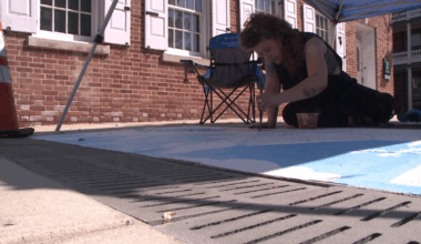 Sidewalk murals in downtown York aim to bring awareness to stormwater pollution