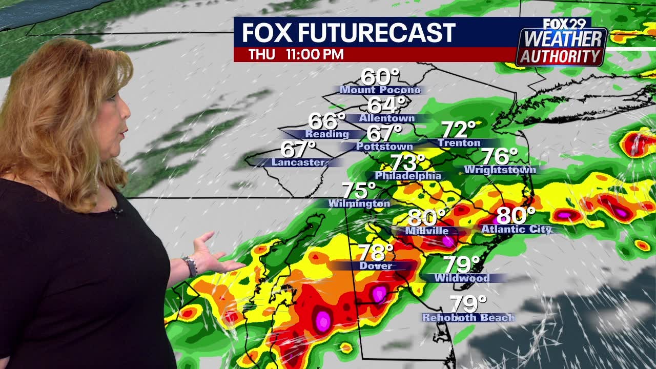 Philadelphia weather: Strong storms to bring welcomed relief from oppressive heat wave