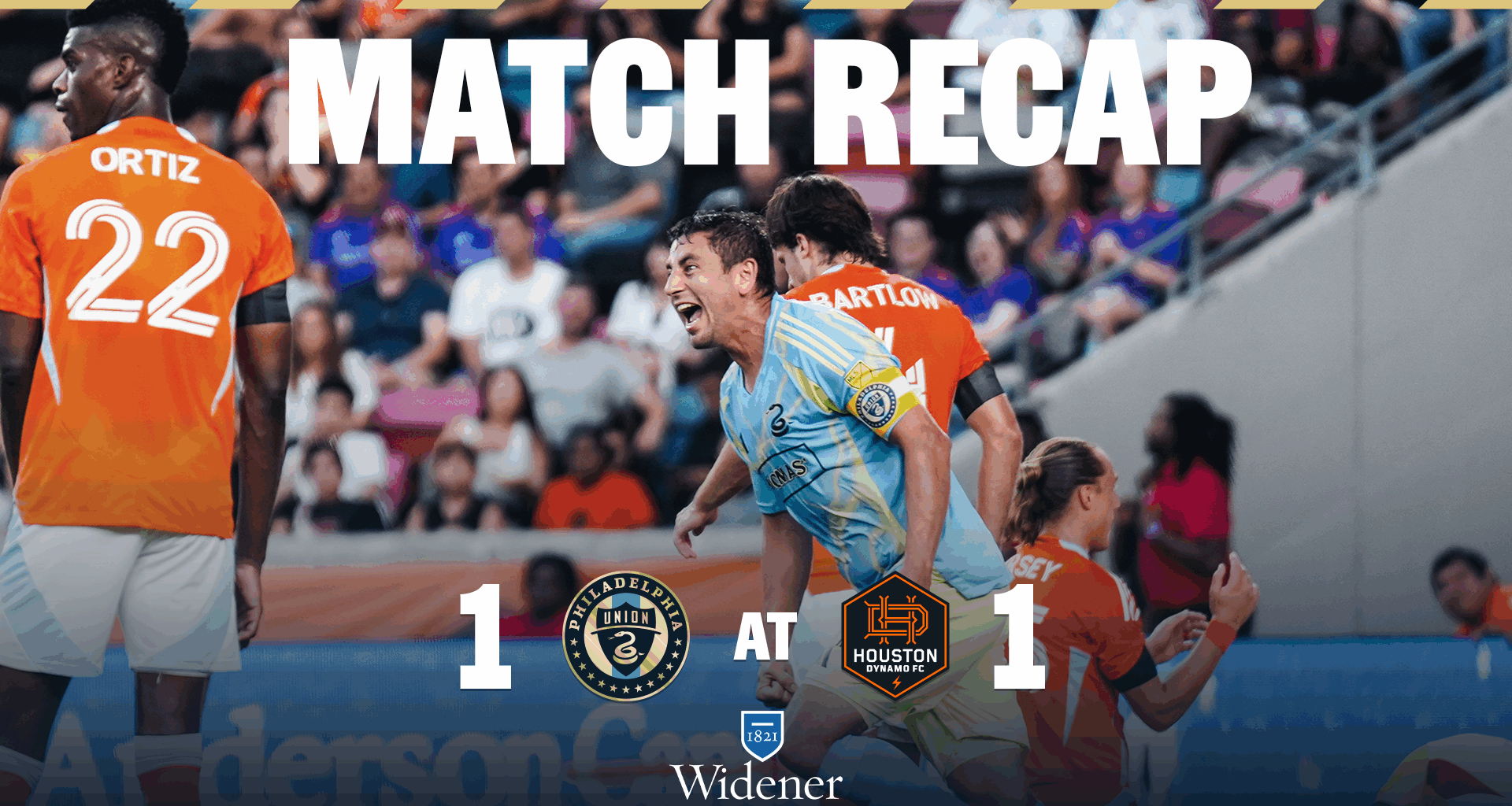 Recap | Union pick up road draw at Houston Dynamo