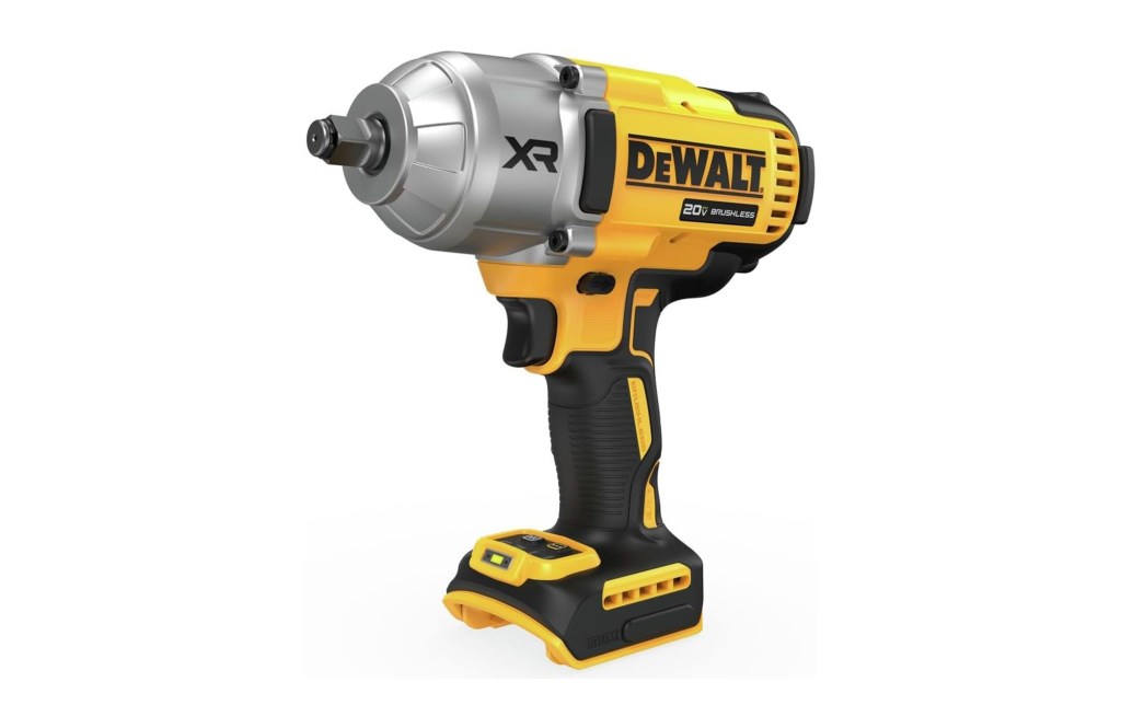 DEWALT 20V MAX Cordless Impact Wrench, 1/2 Impact Gun, High Torque with Hog Ring Anvil, Tool Only (DCF900B)
