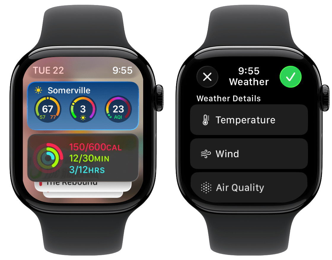 Configuring Smart Stack widgets