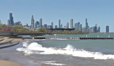 Thunderstorms, dangerous Lake Michigan waves possible Sunday – NBC Chicago