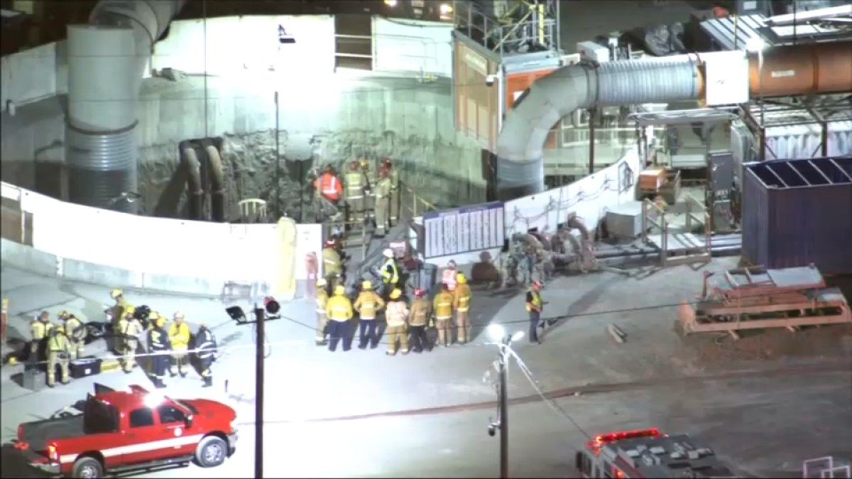 31 workers rescued from industrial tunnel collapse in Wilmington – NBC Los Angeles