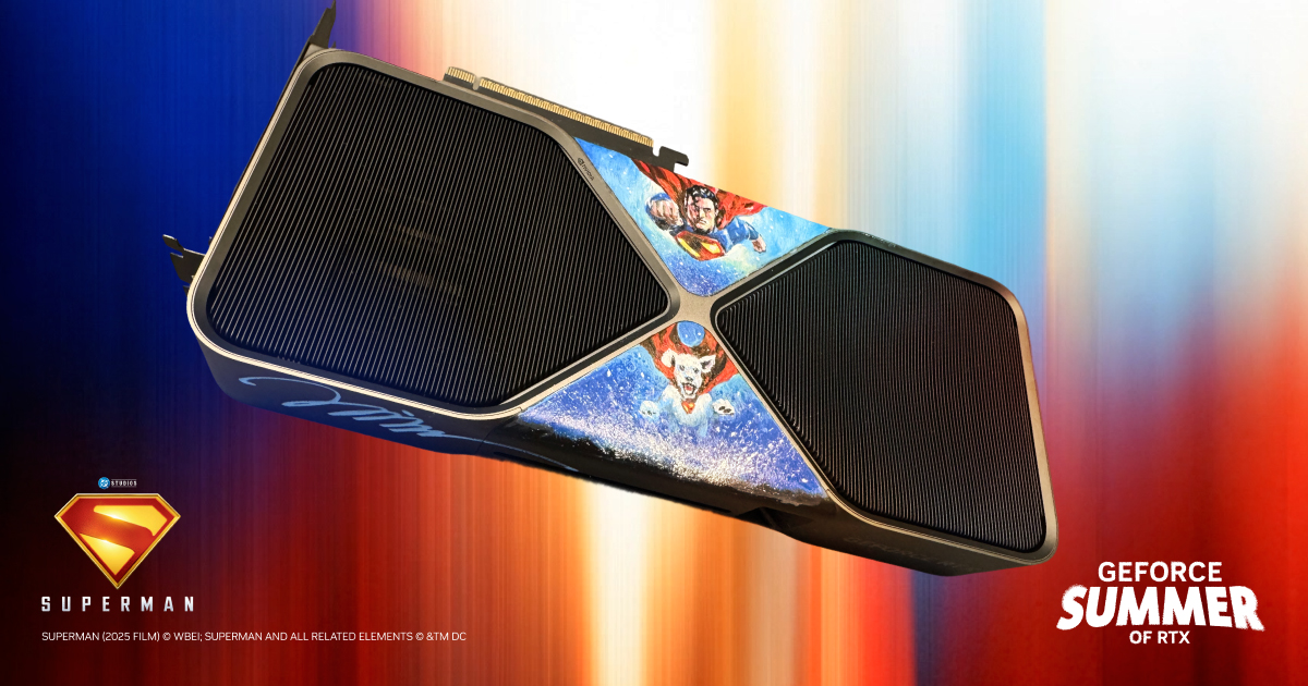 Look Up… It’s A One-Of-A-Kind Superman GeForce RTX 5090! And You Could Win It! | GeForce News