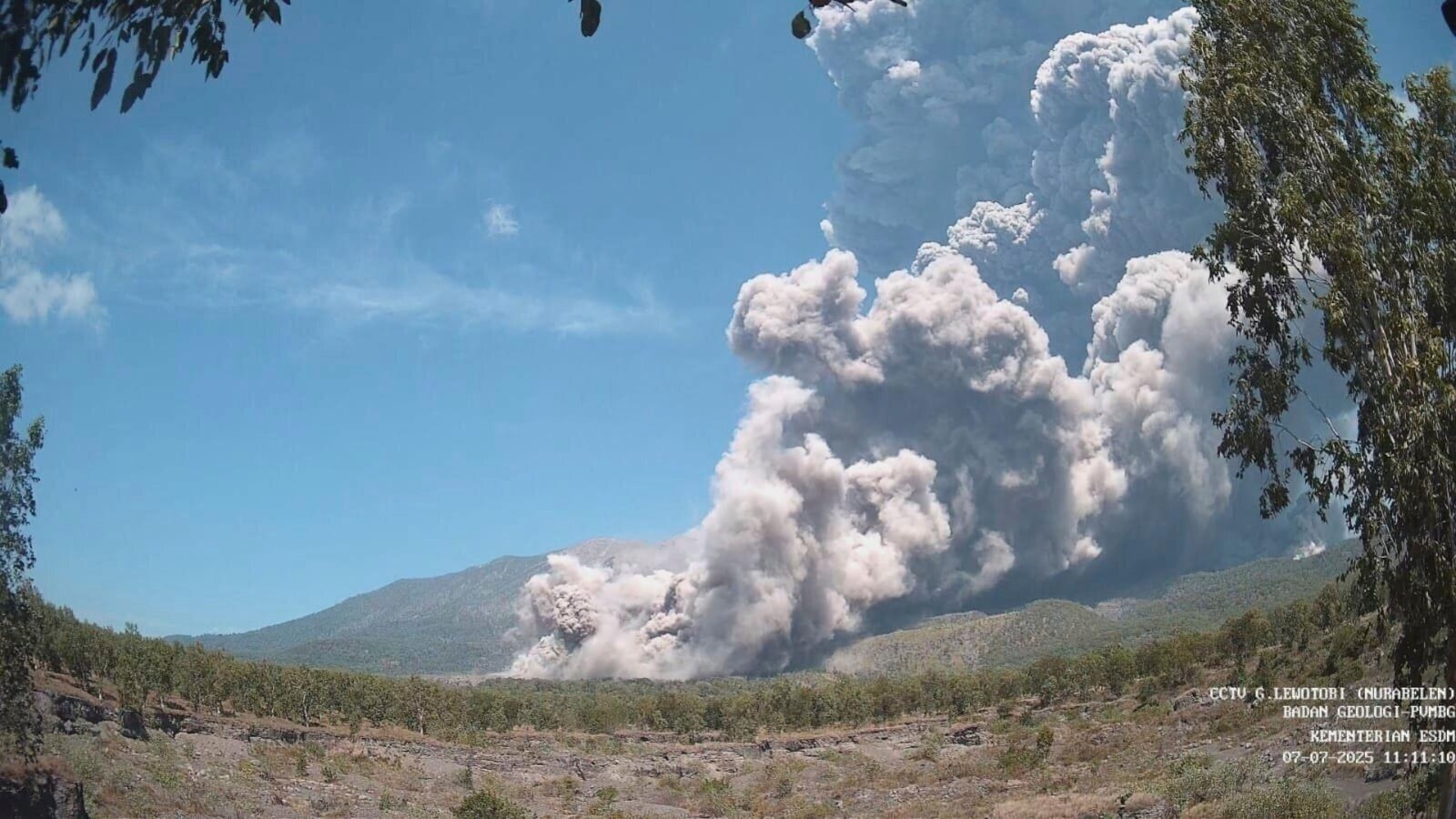 Mount Lewotobi Laki Laki volcano erupts, sending ash cloud 11 miles in the air
