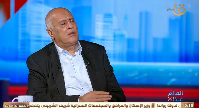 Rajoub interviewed on Egyptian TV (Egyptian TV's Channel One X account, July 12, 2025)