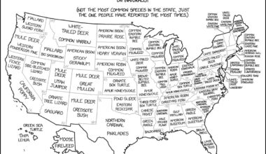 The Most Observed Plants & Animals in Each US State