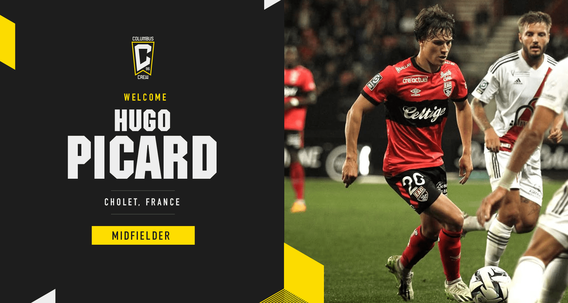Columbus Crew acquire midfielder Hugo Picard from En Avant Guingamp