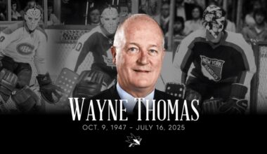 Former goalie, Sharks executive Thomas dies at 77