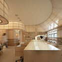 Yixing Study Space / Atelier d'More - Interior Photography, Kitchen, Wood, Shelving, Lighting, Glass