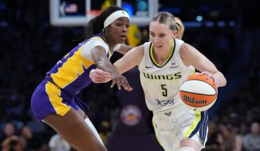 Paige Bueckers responds after record-breaking performance in Dallas Wings vs. Sparks
