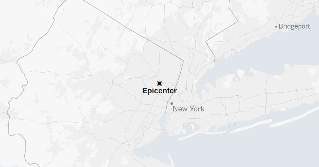 Map: 3.0-Magnitude Earthquake Strikes New Jersey