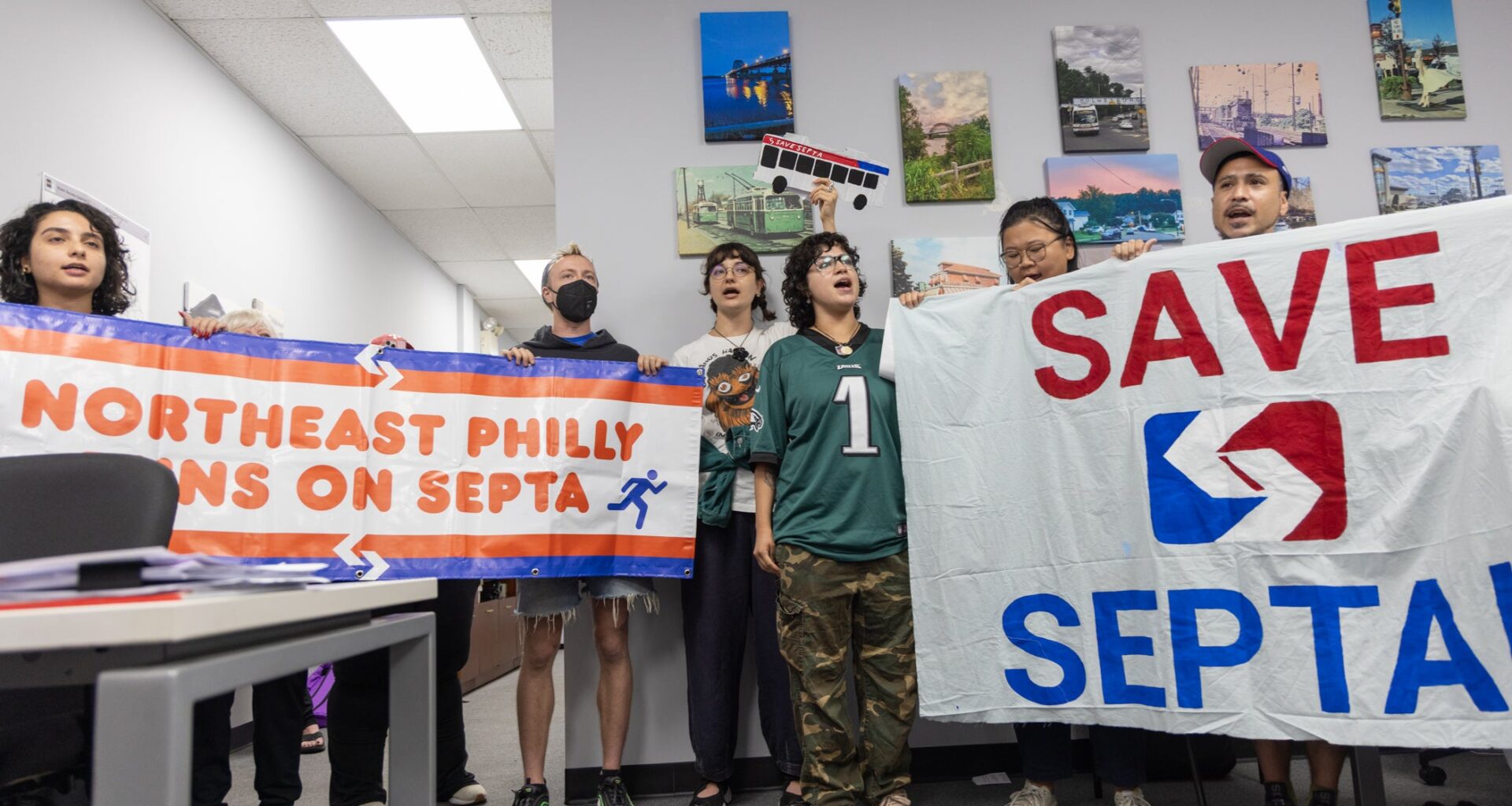 Picozzi’s office packed by protesters ahead of SEPTA cuts