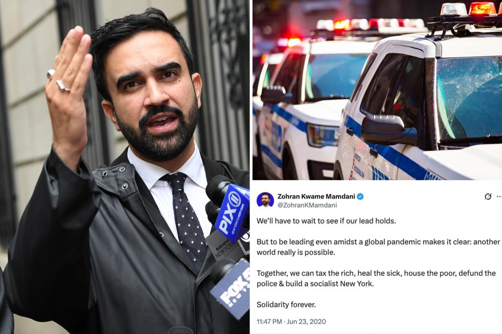 Zohran Mamdani leading NYC mayoral race, despite past anti-cop stance: poll