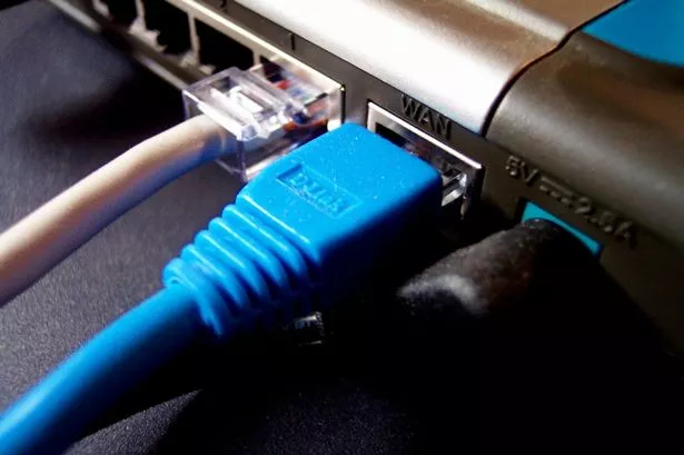 Computer cable internet connection