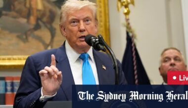 Australia dodges tariff increase as Trump keeps rate at 10 per cent; ASIO boss says espionage costing Australians billions every year