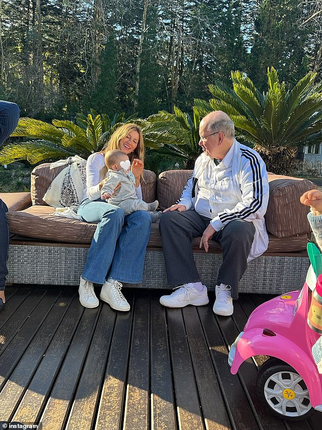 Tom's ex Gisele Bundchen gave her Instagram followers a rare glimpse of her baby son in late July. She shares the tot, who is around six months old, with her Jiu-Jitsu instructor¿turned¿boyfriend, Joaquim Valente