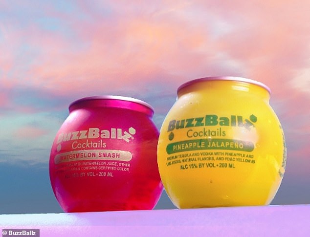 BuzzBallz drinks are made of harmful dyes such as Yellow 5 and Blue 1