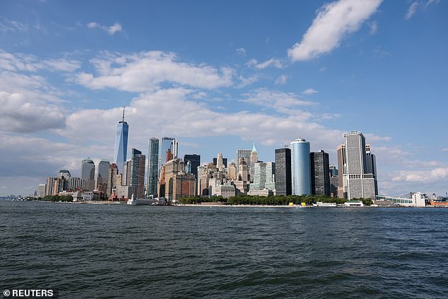 The blob is moving about 12 miles every million years, putting it beneath New York City in about 15 million years