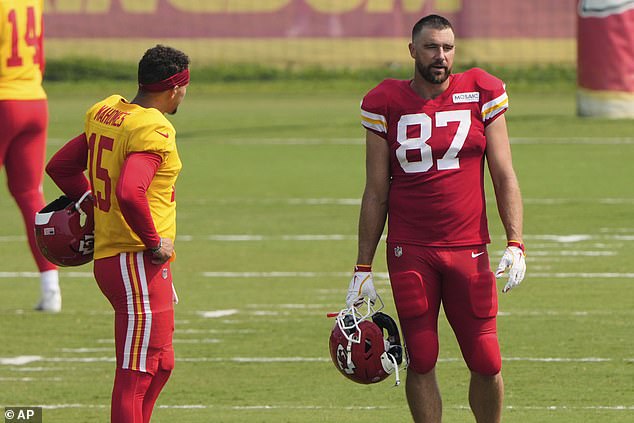 Kelce is currently in Chiefs camp, preparing for the beginning of the 2025 season