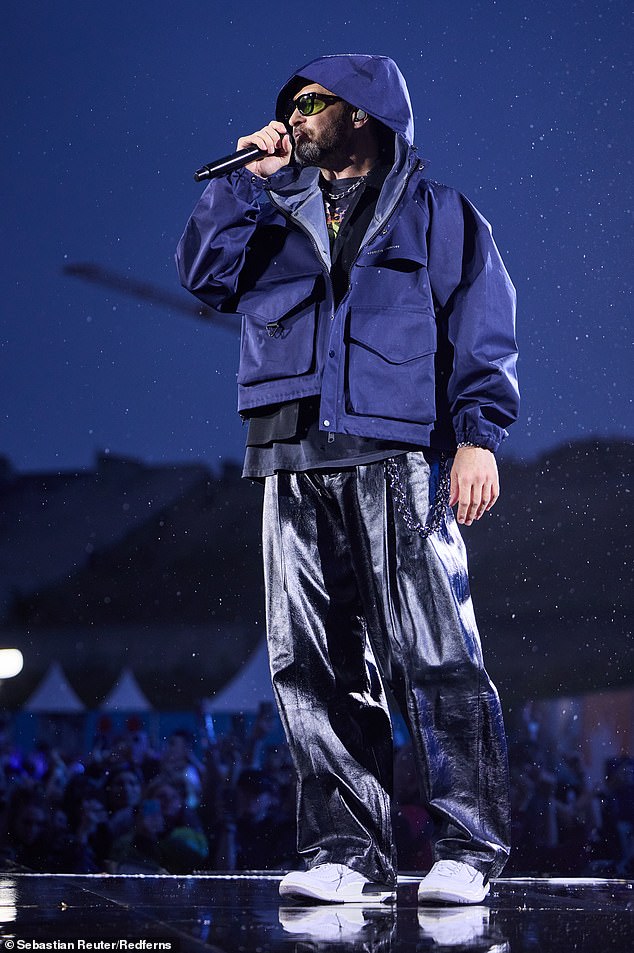 Justin officially concluded his seventh headlining tour last Wednesday in Turkey after receiving substantial backlash online about his viral low-effort performances wherein the audience appeared to sing more lyrics than he did onstage (pictured July 12)