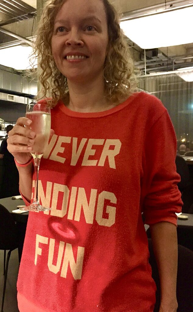 Sandra Parker (pictured) would drink to excess, then feel awful about it when waking up after a big night out