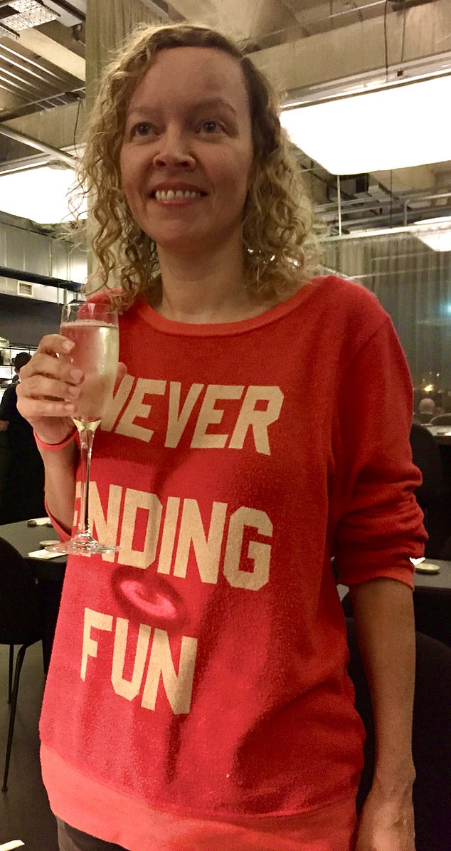 Sandra Parker (pictured) would drink to excess, then feel awful about it when waking up after a big night out