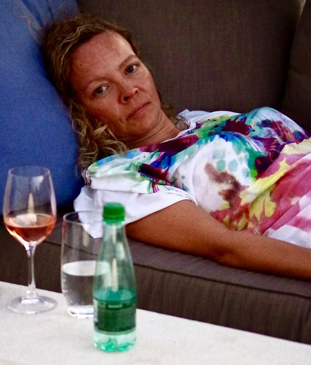 The popularity of 'ladette' culture, where young women would embrace traditionally masculine behaviours, like drinking to excess, played into Sandra  (pictured) drinking a lot at university then work