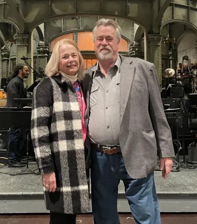 Ed was said to be left 'heartbroken' over Maguire's death. The couple are pictured in 2023