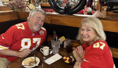 Maureen Maguire, the girlfriend of Ed Kelce, died earlier this month at the age of 74