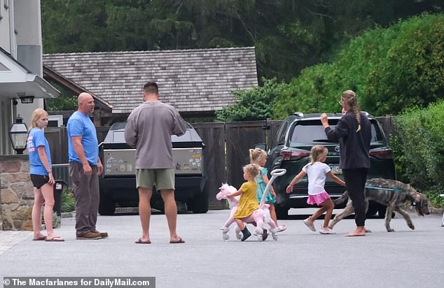 The church was located a short drive from the Kelces' $6 million mansion in Haverford, PA