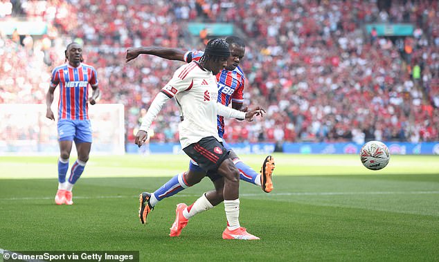 Frimpong's searching cross from the right somehow dropped into the back of the net