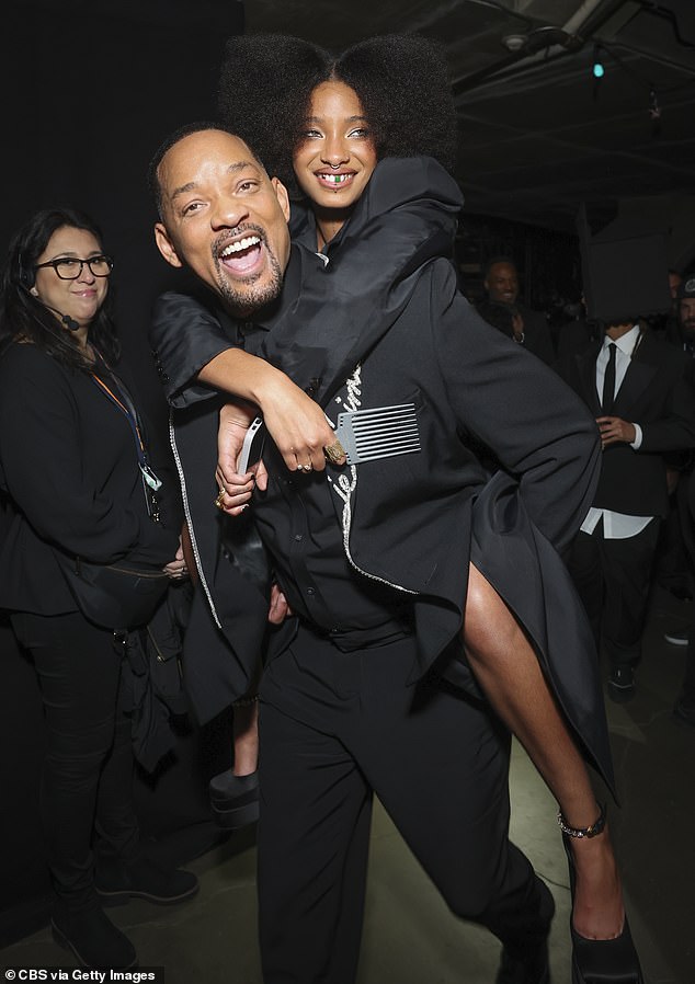 Will Smith and Jada Pinkett's daughter Willow sparked concern this week after she uploaded a photo of herself crying to social media alongside an X-rated caption; seen in February