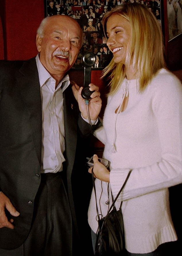 Legendary Los Angeles restauranteur Dan Tana has died at the age of 90 (pictured left)