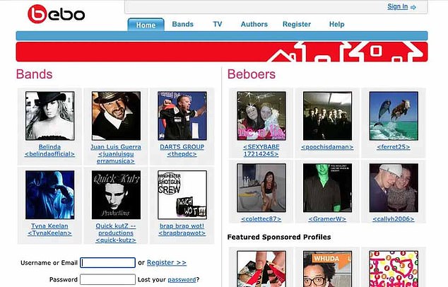 Bebo was founded in 2005, and was known for its questionnaires and its infamous 'Top 16 friends' feature