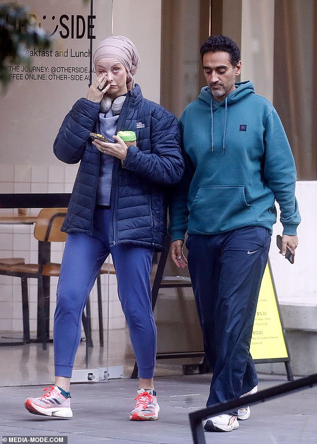 At one point, Susan got something in her eye, and Waleed did his best to help tend to her ailment