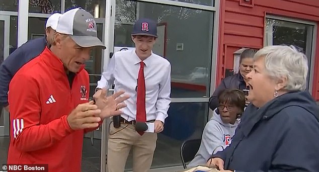 Legendary Boston College quarterback Doug Flutie had a special memento finally returned