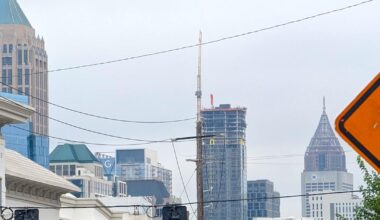 Crane Watch: Midtown high-rise now stands among Atlanta's tallest